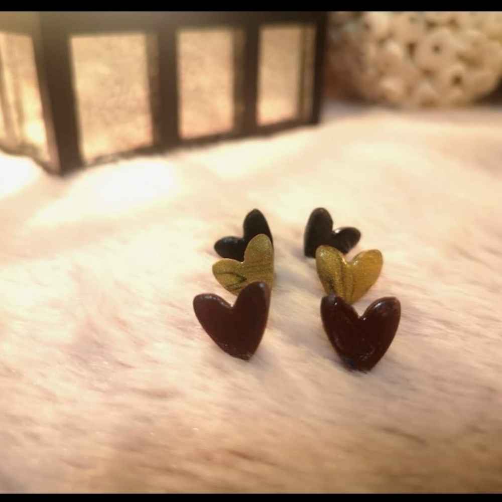 Handmade clay earing's